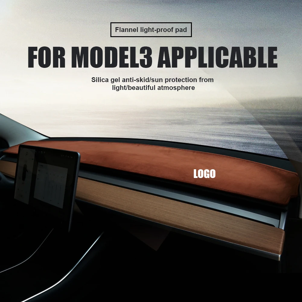 Car Dashboard Cover Flannel Dashmat Dashboard Mat For Tesla Model 3 Y Non-slip Protector Sun Cover Pad Interior Accessories
Car Dashboard Cover Flannel Dashmat Dashboard Mat For Tesla Model 3 Y Non-slip Protector Sun Cover Pad Interior Accessories