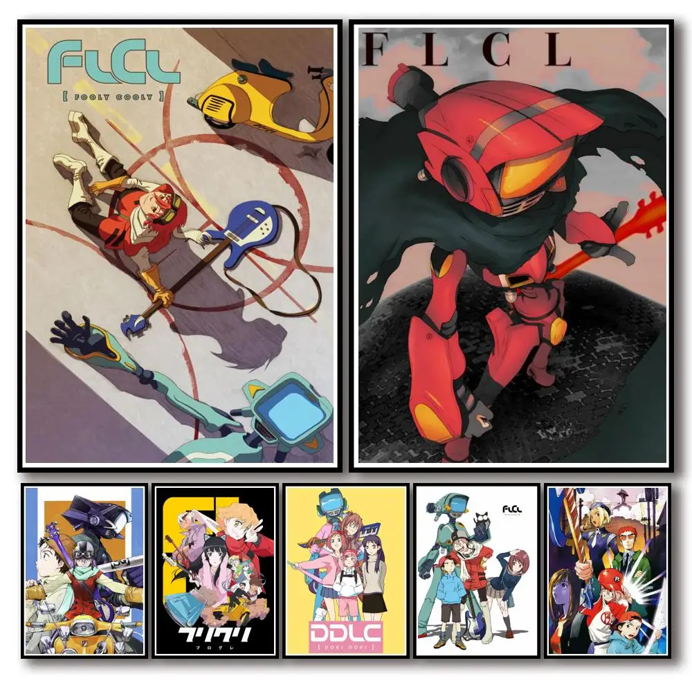50 Дизайнов, аниме Flcl, плакат из белой бумаги, домашняя наклейка, искусство, живопись, искусство, для кофейни, бара 
50 Дизайнов, аниме Flcl, плакат из белой бумаги, домашняя наклейка, искусство, живопись, искусство, для кофейни, бара