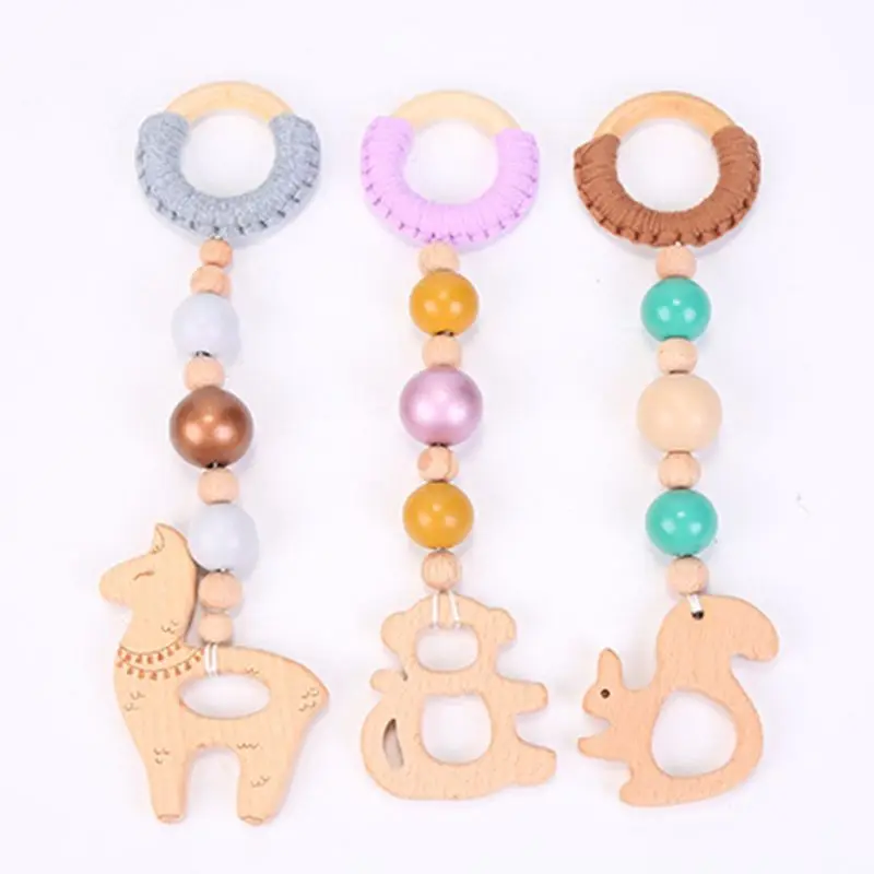 3Pcs/Set Baby Play Gym Frame Beech Beads Pendants Stroller Hanging Rattle Toys Room Decoration Gift
3Pcs/Set Baby Play Gym Frame Beech Beads Pendants Stroller Hanging Rattle Toys Room Decoration Gift