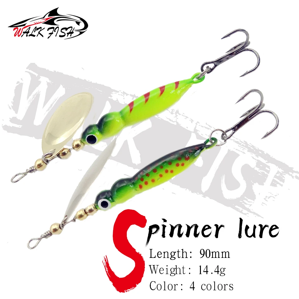 WALK FISH 1 шт. 70 мм, 14,4 г, насекомые, рыболовная приманка, ложка, окунь, искусственная приманка-Спиннер, металлические рыболовные крючки для щуки, ... 
WALK FISH 1 шт. 70 мм, 14,4 г, насекомые, рыболовная приманка, ложка, окунь, искусственная приманка-Спиннер, металлические рыболовные крючки для щуки, ...