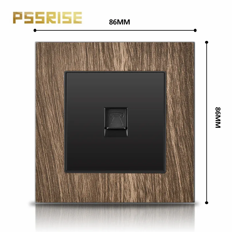 Household wall mounted telephone / computer / TV socket, universal telephone interface, wood grain panel socket
Household wall mounted telephone / computer / TV socket, universal telephone interface, wood grain panel socket