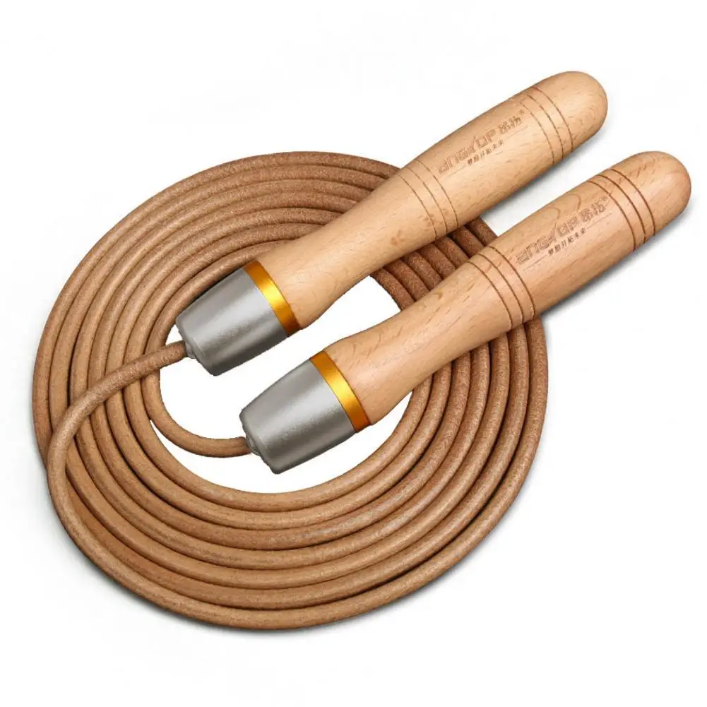 Universal Metal Bearing Adjustable Wooden Handle Adult Faux Leather Jump Rope Fitness Equipment Exercise Workout Training
Universal Metal Bearing Adjustable Wooden Handle Adult Faux Leather Jump Rope Fitness Equipment Exercise Workout Training