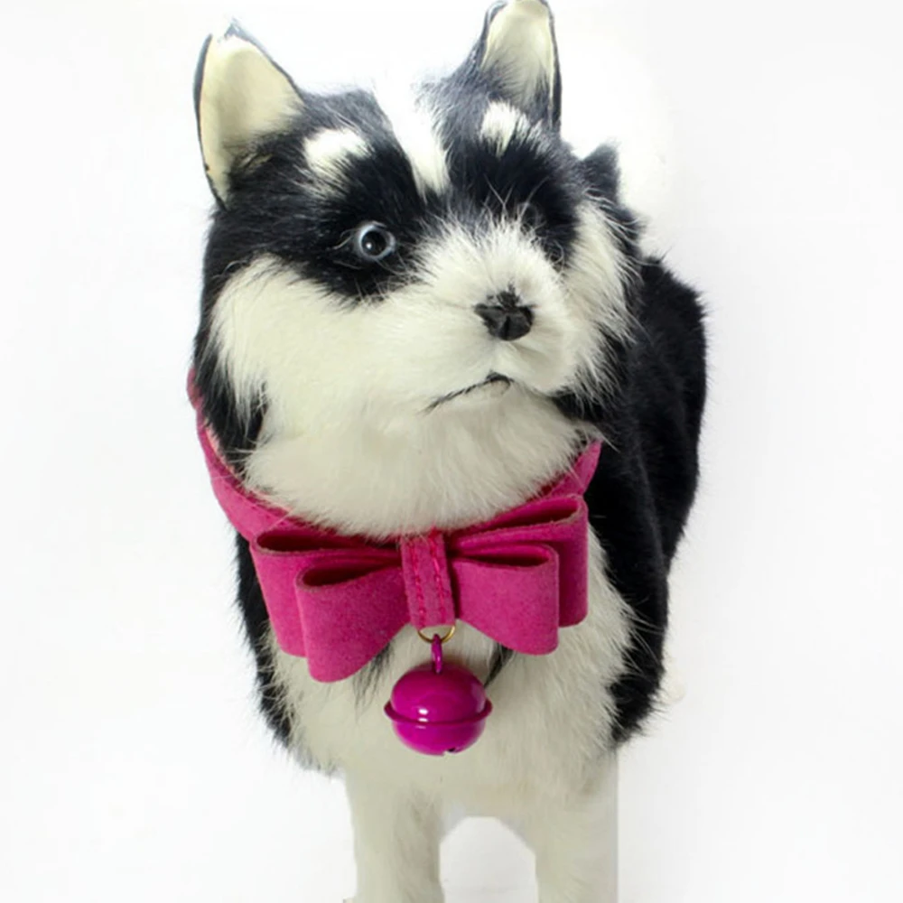 Bowknot Cat Collar PU Leather Bells Necklace Adjustable Small Dog Puppy Kitten Collars Pet Accessories 
Bowknot Cat Collar PU Leather Bells Necklace Adjustable Small Dog Puppy Kitten Collars Pet Accessories
