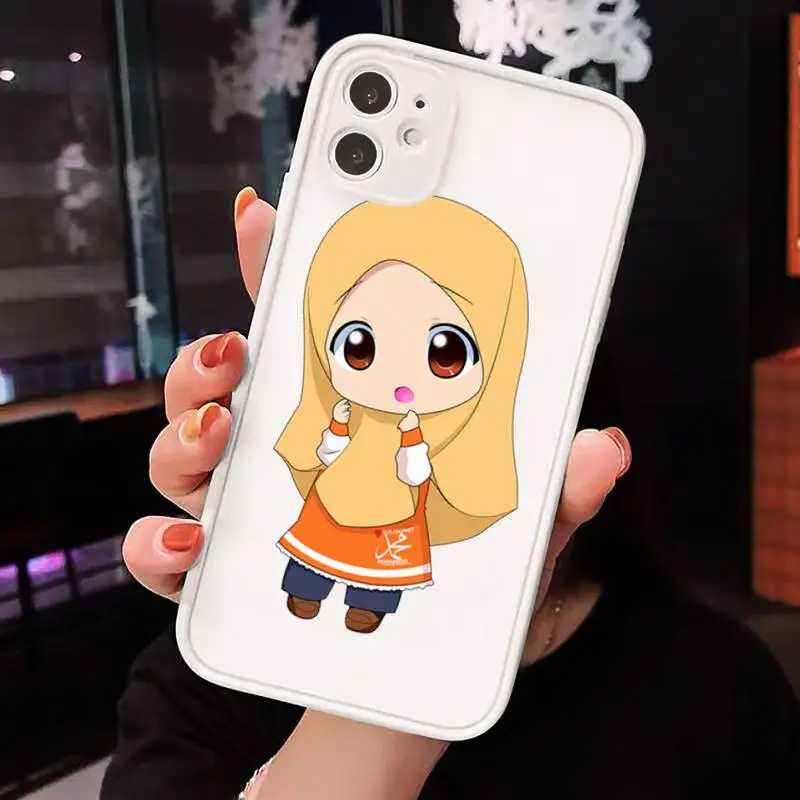 Muslim girl cute cartoon Phone Cases Matte Transparent for iPhone 7 8 11 12 s mini pro X XS XR MAX Plus cover funda
Muslim girl cute cartoon Phone Cases Matte Transparent for iPhone 7 8 11 12 s mini pro X XS XR MAX Plus cover funda