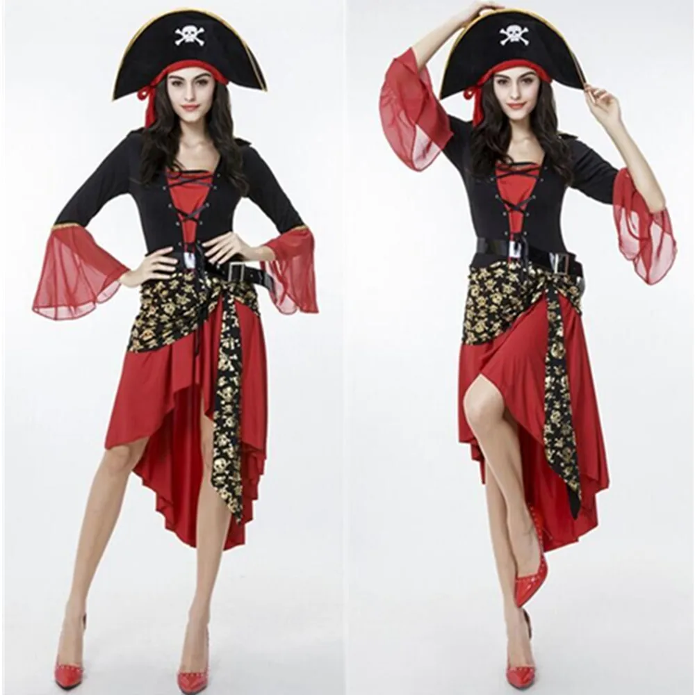 Adult Cosplay Outfit Sexy Women Pirate Dress Suit Carnival Halloween Role Playing Fancy Party Costume
Adult Cosplay Outfit Sexy Women Pirate Dress Suit Carnival Halloween Role Playing Fancy Party Costume