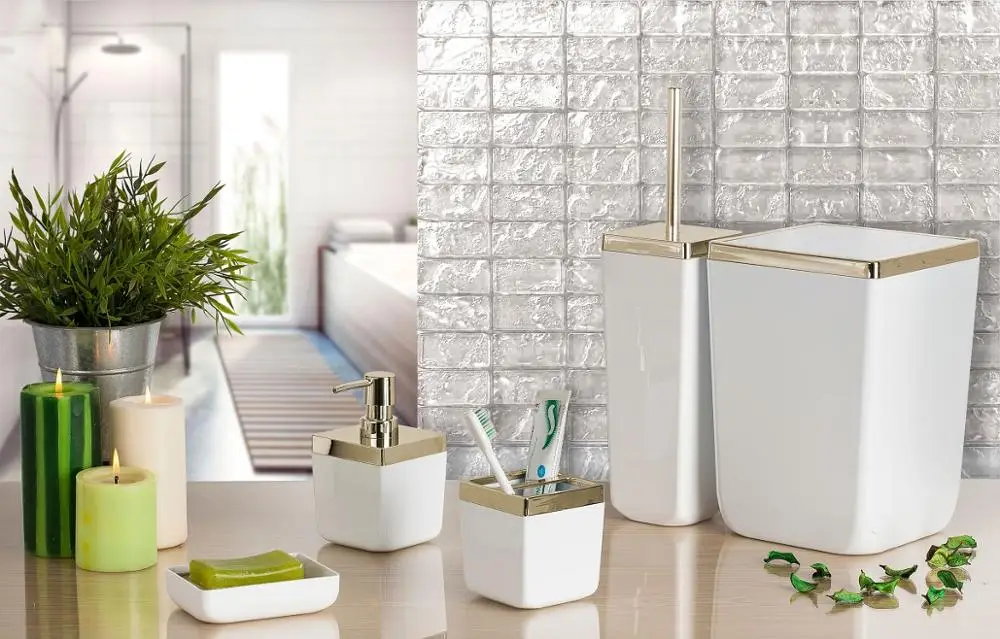 NEW 5 Pieces Plastic Bathroom Accessories Set Toothbrush Holder Toothbrush Dispenser Soap Box Waste Bin
NEW 5 Pieces Plastic Bathroom Accessories Set Toothbrush Holder Toothbrush Dispenser Soap Box Waste Bin