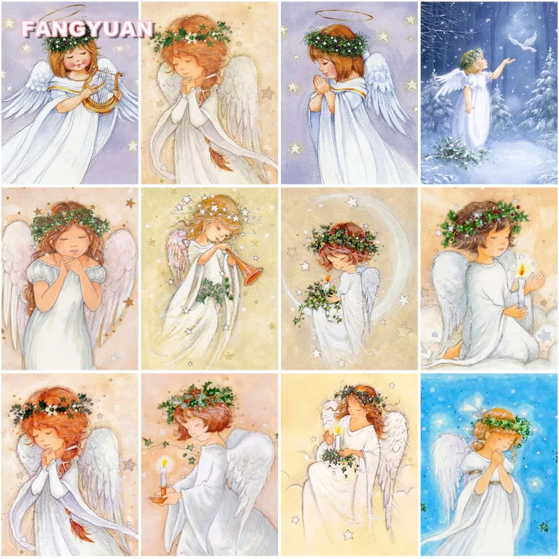 5D Diy Diamond Painting Little Angle Girl Wearing A Wreath Cross Stitch Kits Religion Rhinestones Needlework Home Wall Decor
5D Diy Diamond Painting Little Angle Girl Wearing A Wreath Cross Stitch Kits Religion Rhinestones Needlework Home Wall Decor