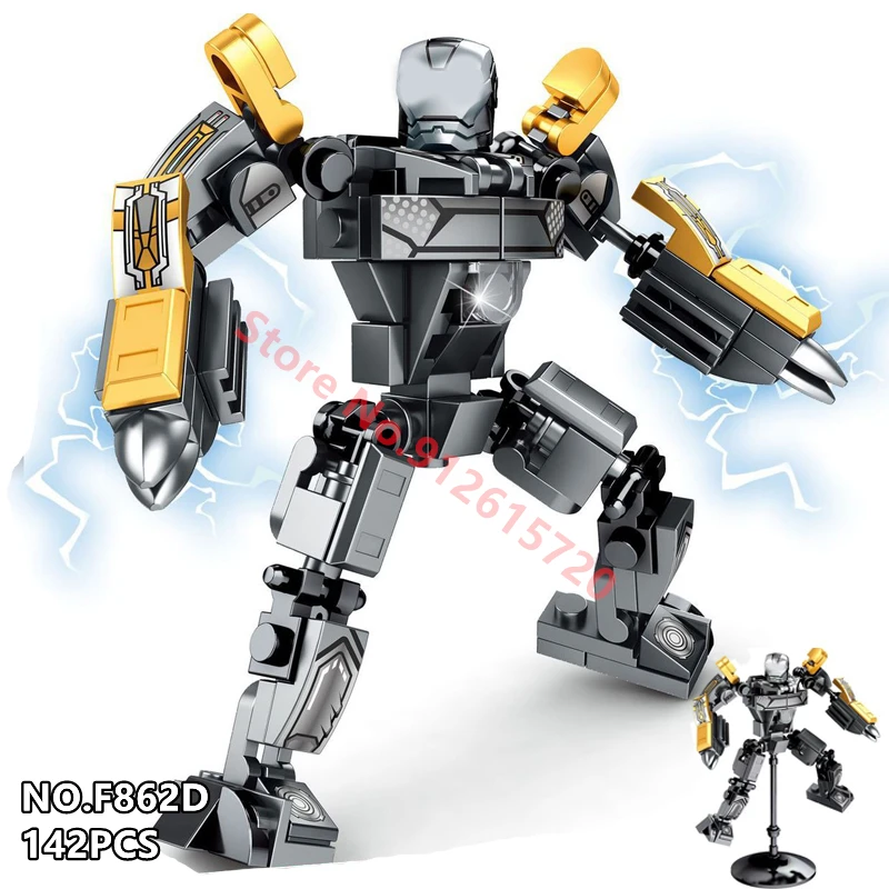 Набор строительных блоков Heroed Movieing Roboting классические наборы модель детские