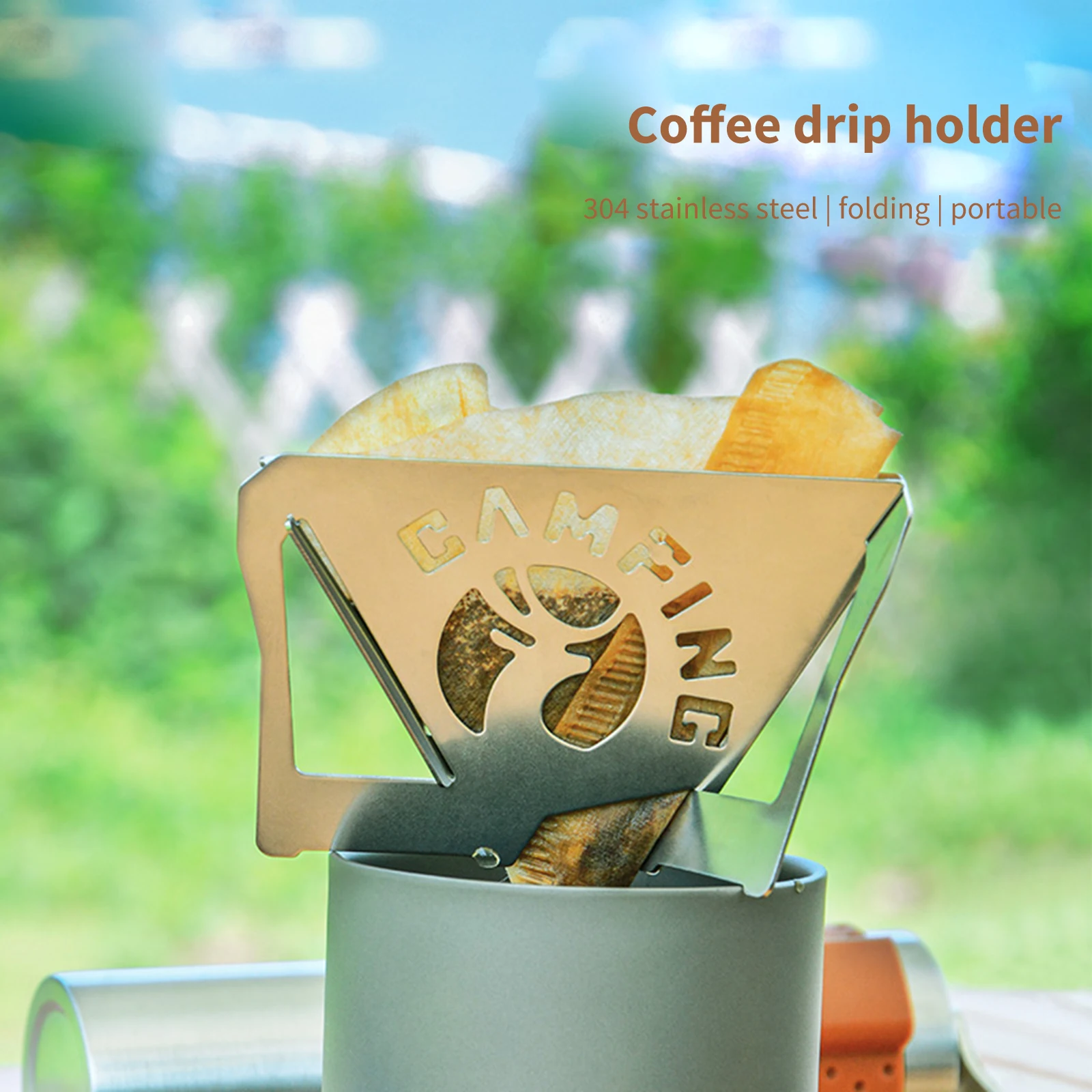 SUNDICK Coffee Drip Holder Portable Outdoor Coffee Tea Bag Rack Foldable Reusable Brew Filter Rack for Traveling Picnic
SUNDICK Coffee Drip Holder Portable Outdoor Coffee Tea Bag Rack Foldable Reusable Brew Filter Rack for Traveling Picnic