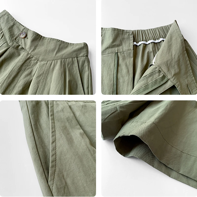 XXXXL Pockets Cargo Shorts Women Summer Fashion High Waist Wide Leg Casual Short Pants Plus Size Female Solid Color Loose Shorts
XXXXL Pockets Cargo Shorts Women Summer Fashion High Waist Wide Leg Casual Short Pants Plus Size Female Solid Color Loose Shorts
