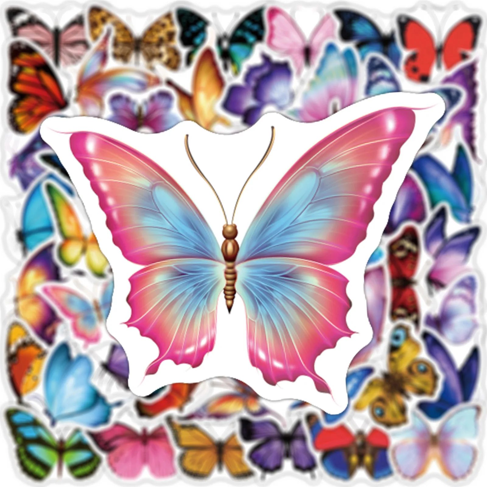 10/30/50pcs New Color Butterfly Graffiti Cartoon Classic Stickers Notebook Pencil Cases Skateboard Water Cup Trolley Toys
10/30/50pcs New Color Butterfly Graffiti Cartoon Classic Stickers Notebook Pencil Cases Skateboard Water Cup Trolley Toys