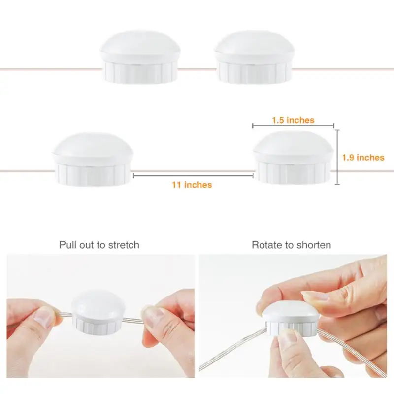 USB LED Makeup Lamp Wall Light Beauty 2 6 10 14 Bulbs Kit Dressing Table Hollywood Vanity Mirror Light Waterproof Light String
USB LED Makeup Lamp Wall Light Beauty 2 6 10 14 Bulbs Kit Dressing Table Hollywood Vanity Mirror Light Waterproof Light String
