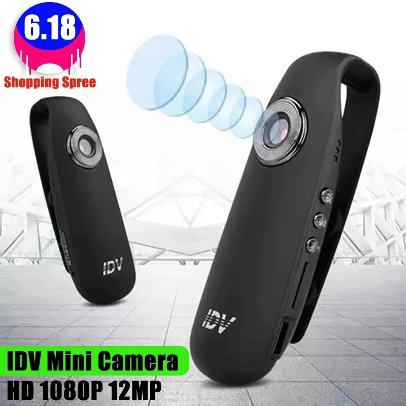 Мини-камера IDV, видеорегистратор, микро-камера DV, циклический видео-диктофон HD1080P, 12 МП, 130 градусов, широкоугольный детектор движения, мини-ви...
Мини-камера IDV, видеорегистратор, микро-камера DV, циклический видео-диктофон HD1080P, 12 МП, 130 градусов, широкоугольный детектор движения, мини-ви...