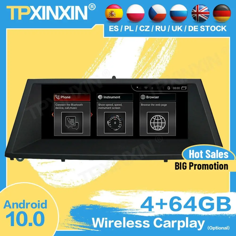Car Radio Stereo Bluetooth Wireless Recorder Receiver Android For BMW X5 X6 2011 2012 GPS Player Navigation Auto Audio Head Unit
Car Radio Stereo Bluetooth Wireless Recorder Receiver Android For BMW X5 X6 2011 2012 GPS Player Navigation Auto Audio Head Unit