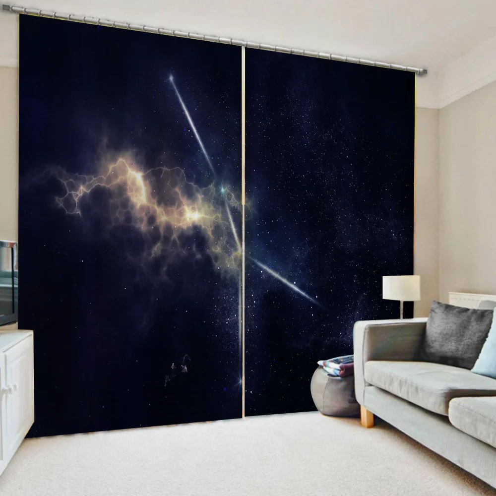 Silk Blackout Curtain Window Kitchen Drapes For Hotel Home Decor Starry Sky Children Room Drapes
Silk Blackout Curtain Window Kitchen Drapes For Hotel Home Decor Starry Sky Children Room Drapes