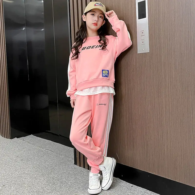 Girls Clothes Fashion Set Long Sleeve Girls Teens Casual Tops Spring And Autumn Children Clothes Long Sleeved Kids Pants 2 pcs
Girls Clothes Fashion Set Long Sleeve Girls Teens Casual Tops Spring And Autumn Children Clothes Long Sleeved Kids Pants 2 pcs