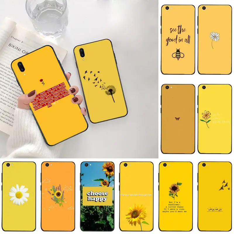 YJZFDYRM Yellow style sunflower butterfly bee Bling Cute Phone Case For Vivo Y91c Y17 Y51 Y67 Y55 Y93 Y81S Y19 V17 vivos5
YJZFDYRM Yellow style sunflower butterfly bee Bling Cute Phone Case For Vivo Y91c Y17 Y51 Y67 Y55 Y93 Y81S Y19 V17 vivos5