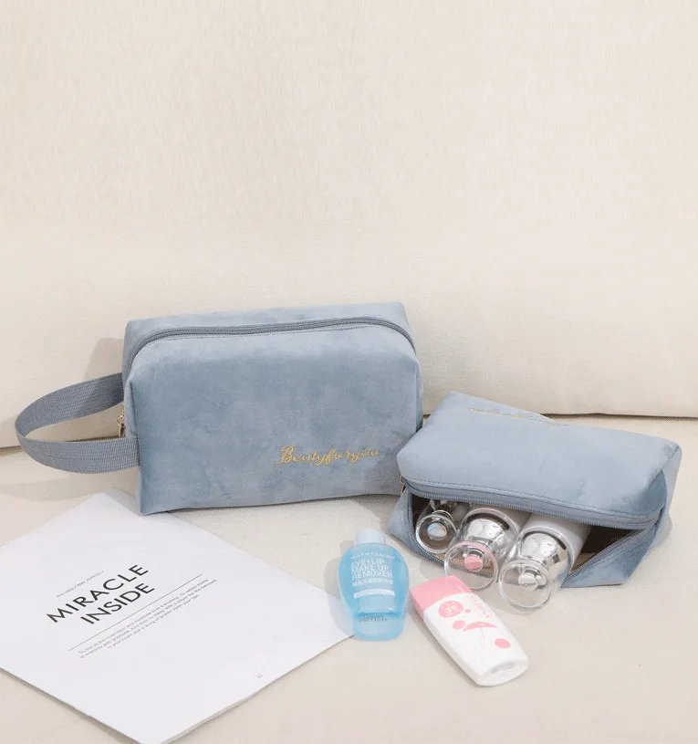 Portable lipstick bag velvet cloth small portable mini cosmetics makeup storage bag large capacity toiletry bag set
Portable lipstick bag velvet cloth small portable mini cosmetics makeup storage bag large capacity toiletry bag set