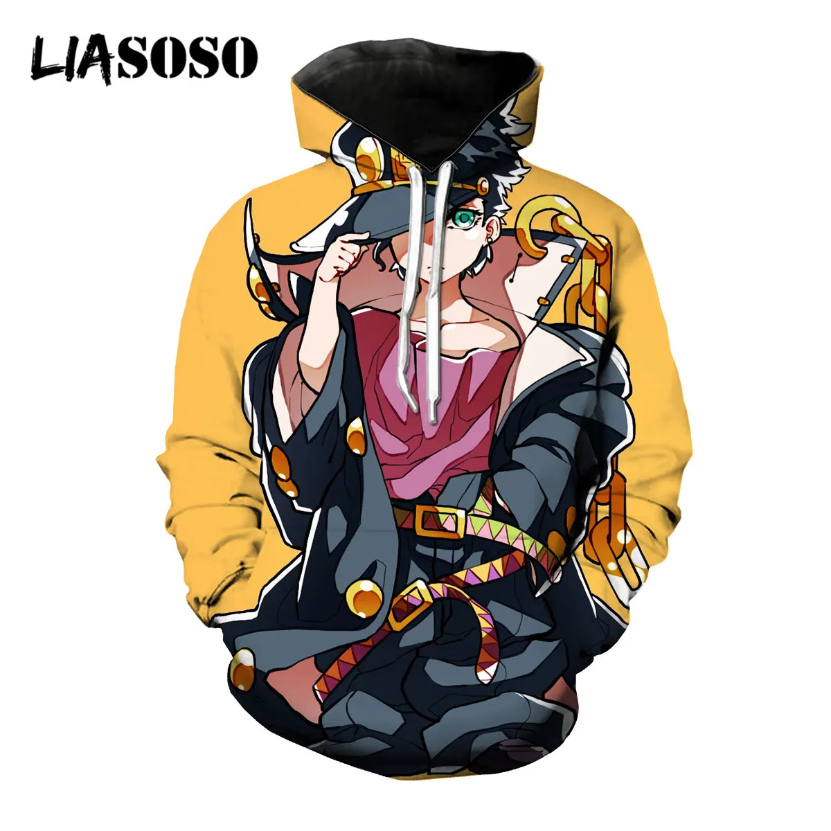 LIASOSO 3D Print Women Men Anime JoJo's Bizarre Adventure Jotaro Cool Pullover Hooded Hoodies Sweatshirts Harajuku Funny Hip Pop
LIASOSO 3D Print Women Men Anime JoJo's Bizarre Adventure Jotaro Cool Pullover Hooded Hoodies Sweatshirts Harajuku Funny Hip Pop