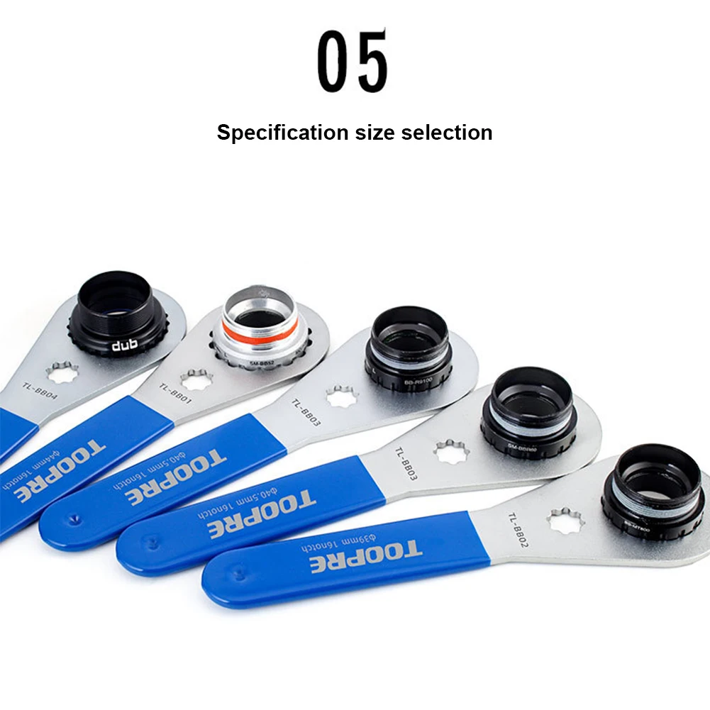 MTB/Road Bike BB Wrench Bottom Bracket Tool Compatible with Shimano SRAM IXF DUB BSA30
MTB/Road Bike BB Wrench Bottom Bracket Tool Compatible with Shimano SRAM IXF DUB BSA30