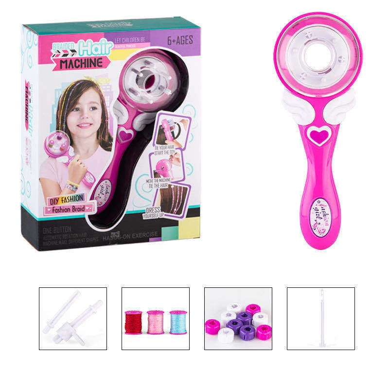 Electric Automatic Hair Braider DIY Hair Weave Roller Machine Twist Knitting Roll Twisted Braiding Styling Tools Girl for Gift
Electric Automatic Hair Braider DIY Hair Weave Roller Machine Twist Knitting Roll Twisted Braiding Styling Tools Girl for Gift