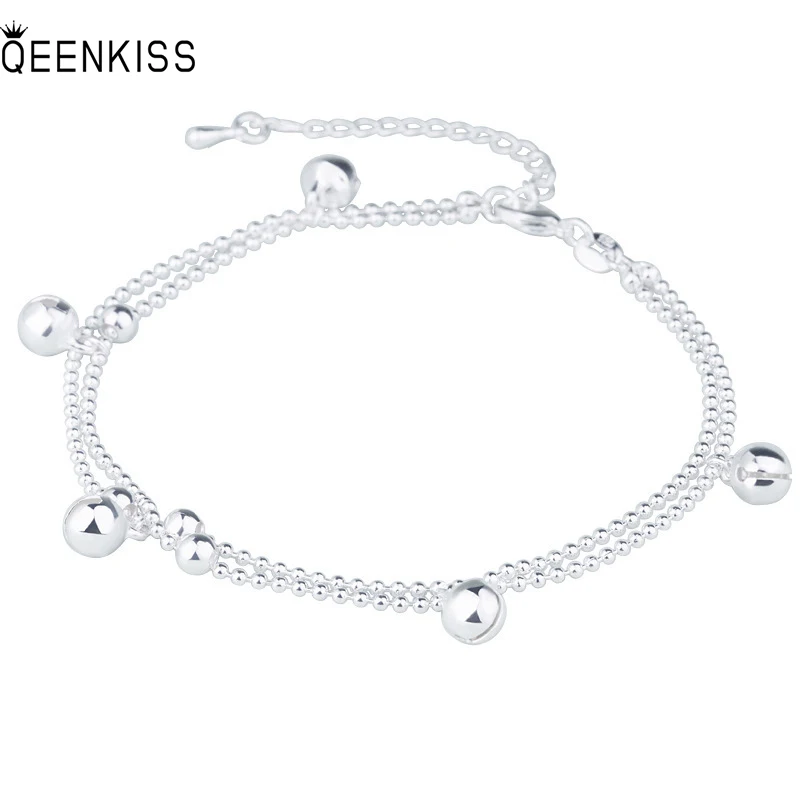 QUEENKISS BT6132 2022 Fine Jewelry Wholesale Fashion Couples Birthday Wedding Gift Round 925 Sterling Silver Pendant Bracelet
QUEENKISS BT6132 2022 Fine Jewelry Wholesale Fashion Couples Birthday Wedding Gift Round 925 Sterling Silver Pendant Bracelet