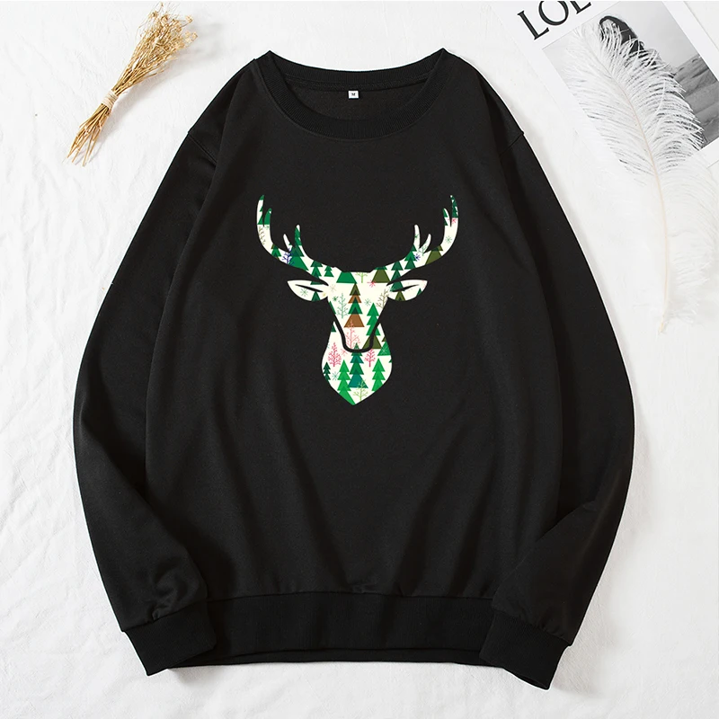 Autumn New Deer Head Print Women Hoodie Long Sleeve Pullover Red Sweatshirt O-NECK Shirt Women Clothes Hoodies ChristmasClothing
Autumn New Deer Head Print Women Hoodie Long Sleeve Pullover Red Sweatshirt O-NECK Shirt Women Clothes Hoodies ChristmasClothing
