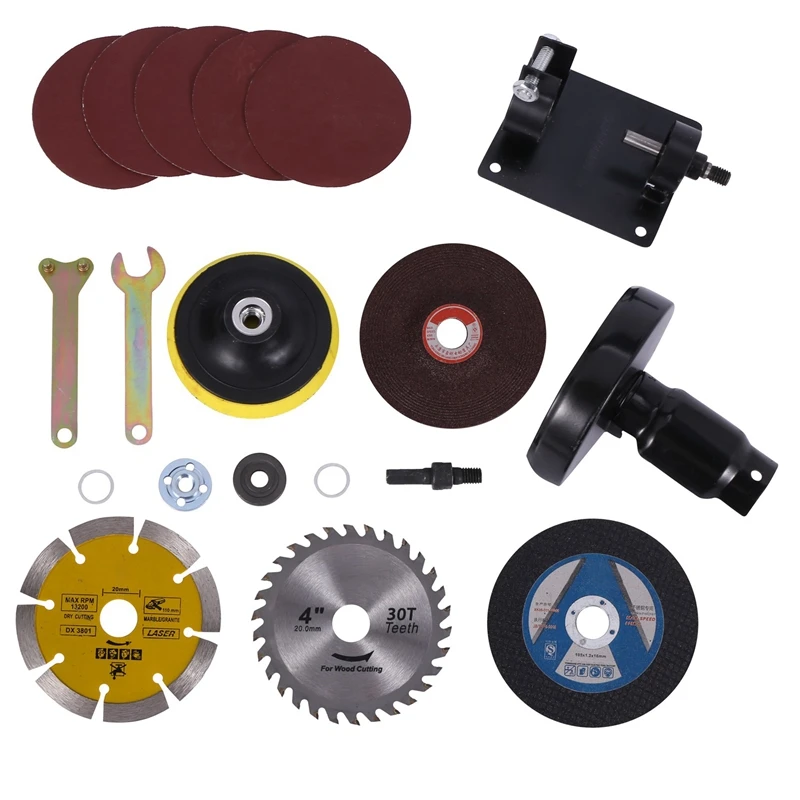 17Pcs/Set 13Mm Electric Drill Cutting Seat Conversion Tool Accessories Set For Grinding Cutting Tile Wood Metal Polishing
17Pcs/Set 13Mm Electric Drill Cutting Seat Conversion Tool Accessories Set For Grinding Cutting Tile Wood Metal Polishing