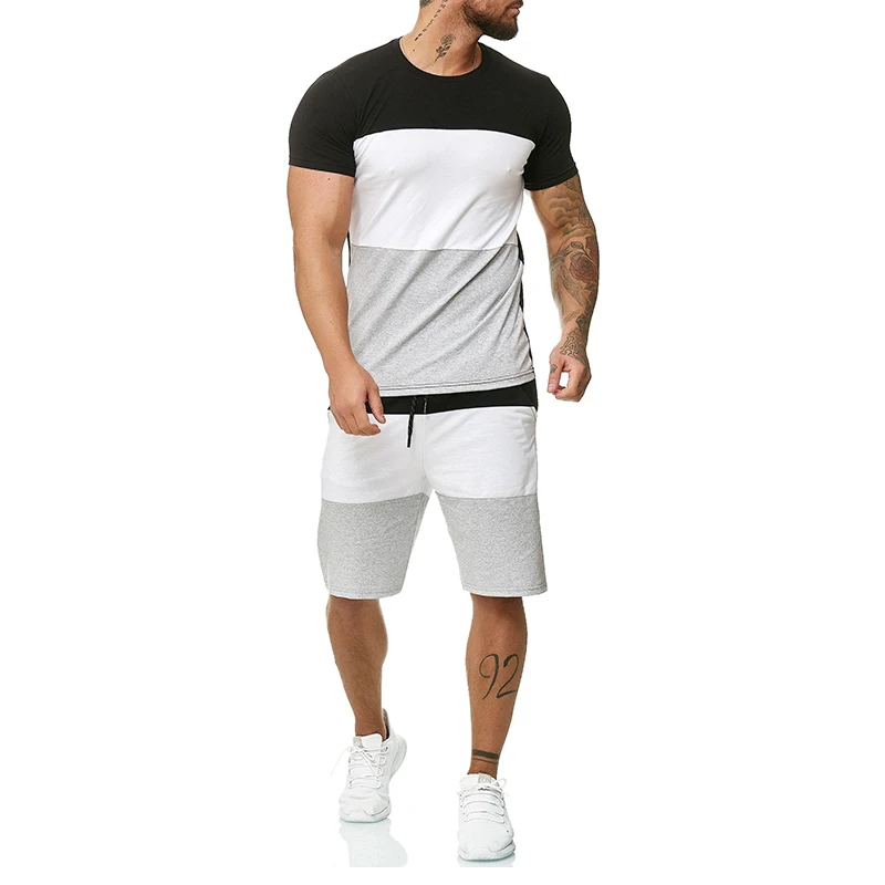 Men Summer Clothing Short Tracksuit Set Men Stripe Colorblock Sweat Suits 2 Pcs Jogger Shorts Casual Fashion Sports Wear 2021
Men Summer Clothing Short Tracksuit Set Men Stripe Colorblock Sweat Suits 2 Pcs Jogger Shorts Casual Fashion Sports Wear 2021
