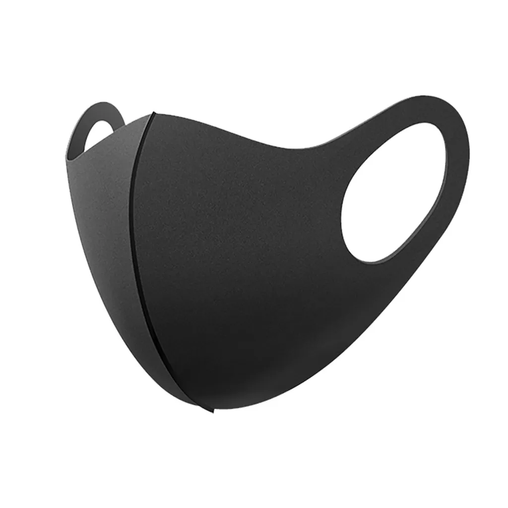 6 шт./лот взрослых моющиеся рот шапки черная маска для лица защитный Многоразовые