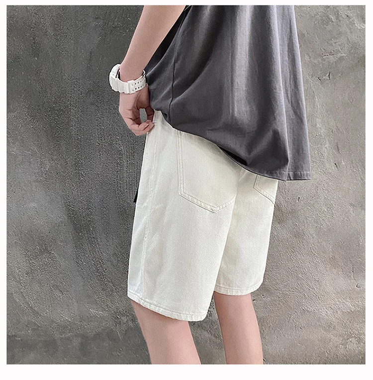 Shorts Jeans Retro Men's Jeans Wash Old White Black Green Short Jeans Summer Casual Loose Shorts Men 
Shorts Jeans Retro Men's Jeans Wash Old White Black Green Short Jeans Summer Casual Loose Shorts Men