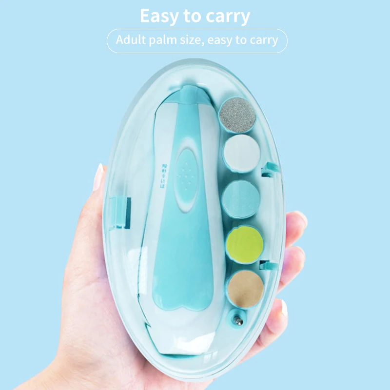 6-Piece Electric Baby Nail Manicure Set Two speed Electric Nail Polisher Baby Powder Baby Night light Newborns Baby Care Kit
6-Piece Electric Baby Nail Manicure Set Two speed Electric Nail Polisher Baby Powder Baby Night light Newborns Baby Care Kit