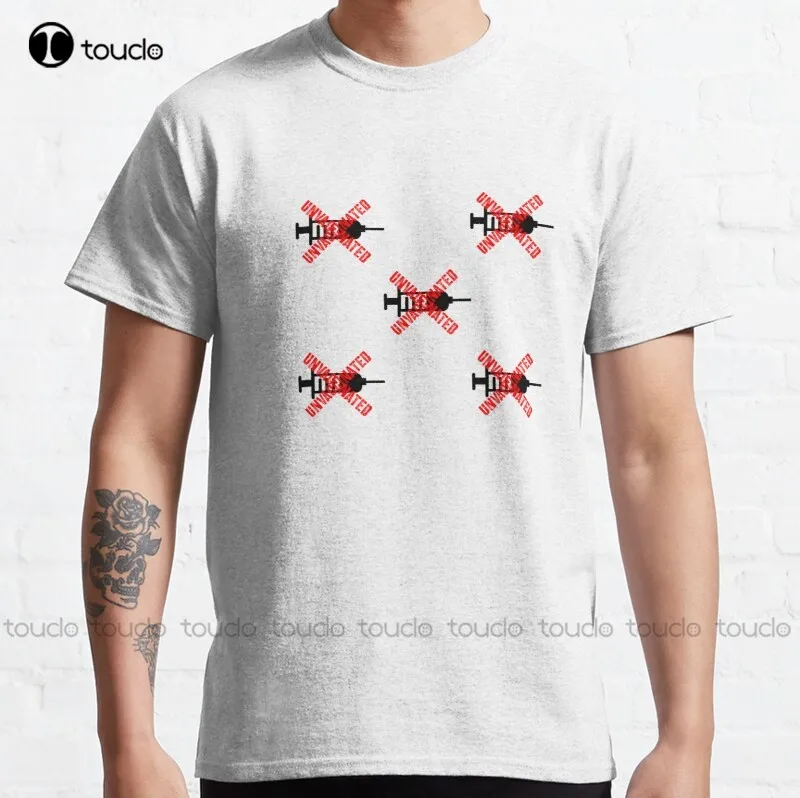 New Unvaccinated Classic 3 T-Shirt Cotton Tee Shirt 
New Unvaccinated Classic 3 T-Shirt Cotton Tee Shirt