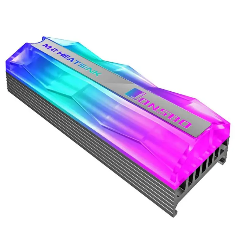 Цветной радиатор Jonsbo M.2 2280 SSD твердотельный жесткий диск кулер вентилятор штифт