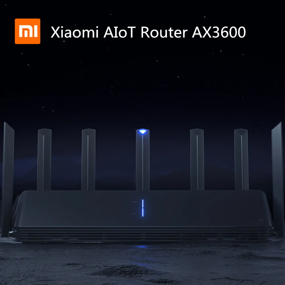 Новый Xiaomi AX3600 AIoT роутер Wifi 6 5G Wifi6 600Mb двухдиапазонный 2976Mbs гигабитный Rate Qualcomm A53
