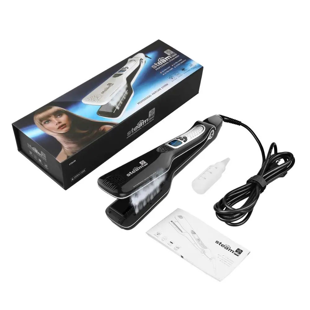 Steam Hair Straightener Professional Hair Straightening Brush Ceramic Flat Iron LCD Wide Panel Straightener Hot Comb Hair Styler
Steam Hair Straightener Professional Hair Straightening Brush Ceramic Flat Iron LCD Wide Panel Straightener Hot Comb Hair Styler