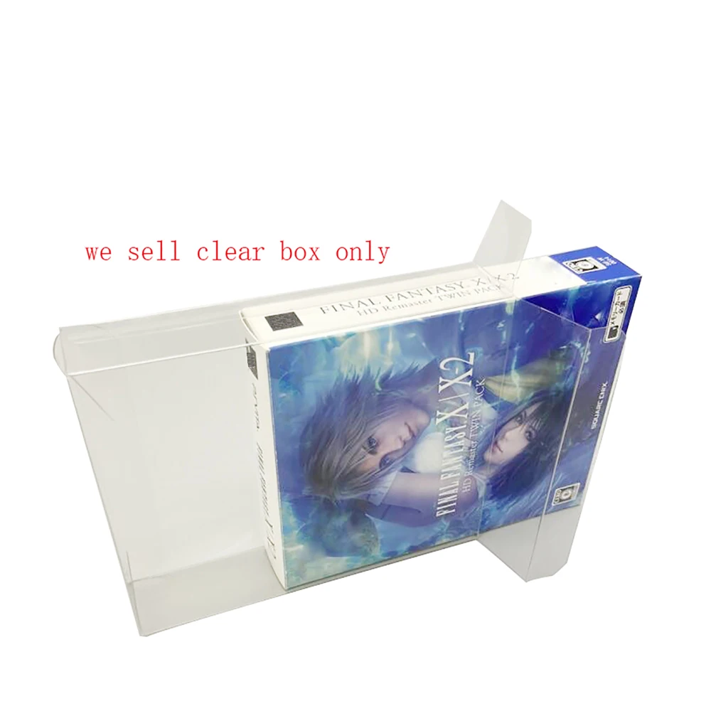 10pcs Clear transparent box cover For PSV Vita game For Final fantasy X/X-2 collection display storage PET protective box
10pcs Clear transparent box cover For PSV Vita game For Final fantasy X/X-2 collection display storage PET protective box