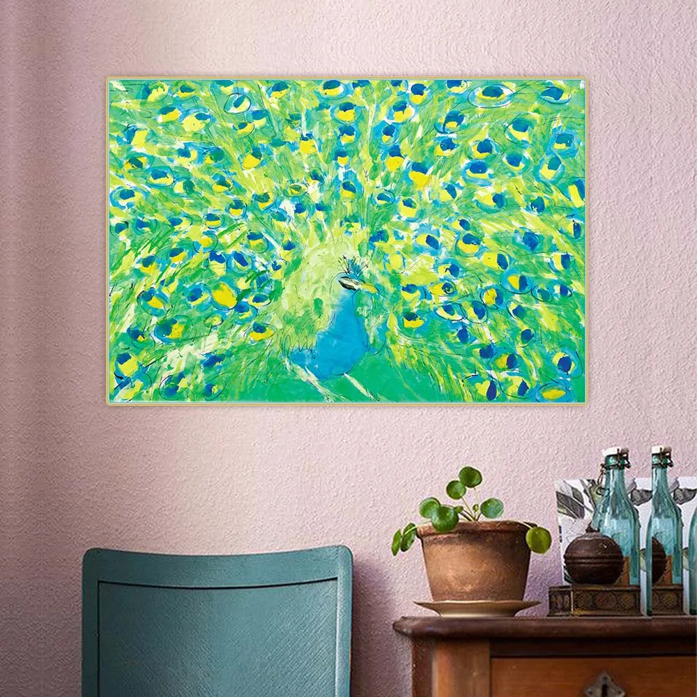 Walasse Ting "Peacock" Canvas Oil Painting Aesthetics Artwork Picture Backdrop Hanging Decor Home Living Room Decoration
Walasse Ting "Peacock" Canvas Oil Painting Aesthetics Artwork Picture Backdrop Hanging Decor Home Living Room Decoration