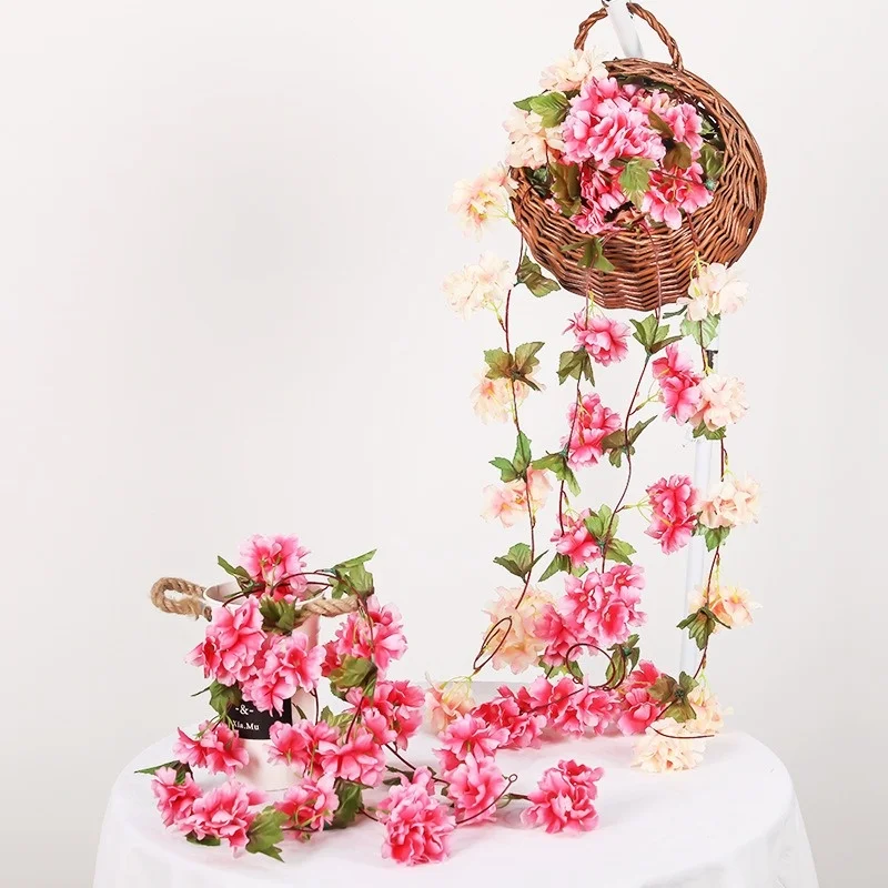 2.2m Artificial Flowers, Rattan Cherry Branches,Flower Strings,Home Decoration,DIY Wedding Arches,Winding,Green Plants and Vines
2.2m Artificial Flowers, Rattan Cherry Branches,Flower Strings,Home Decoration,DIY Wedding Arches,Winding,Green Plants and Vines