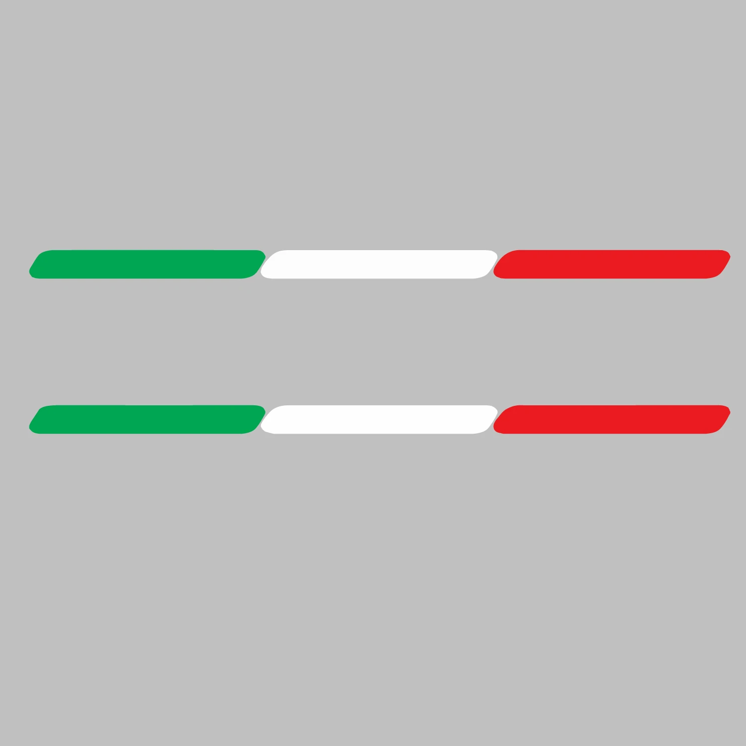 

2x Italy Italian Flag Stripe Euro Car Window Bumper Dash Vinyl Decal Stickers