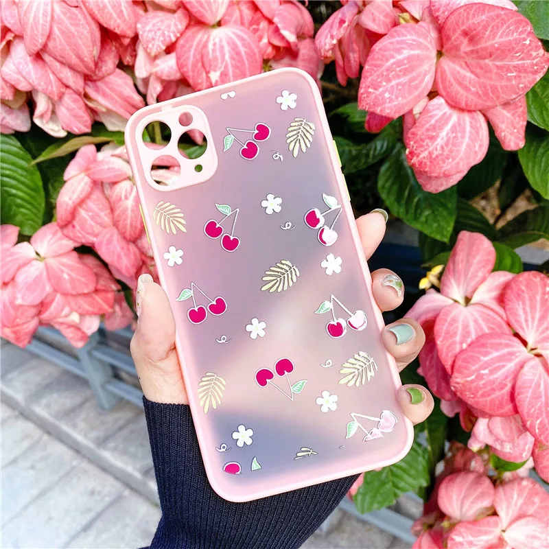 Чехол GYKZ с рисунком вишневого цветка для iPhone 11 Pro 7 XS MAX X SE2020 XR 8 6Plus чехол телефона