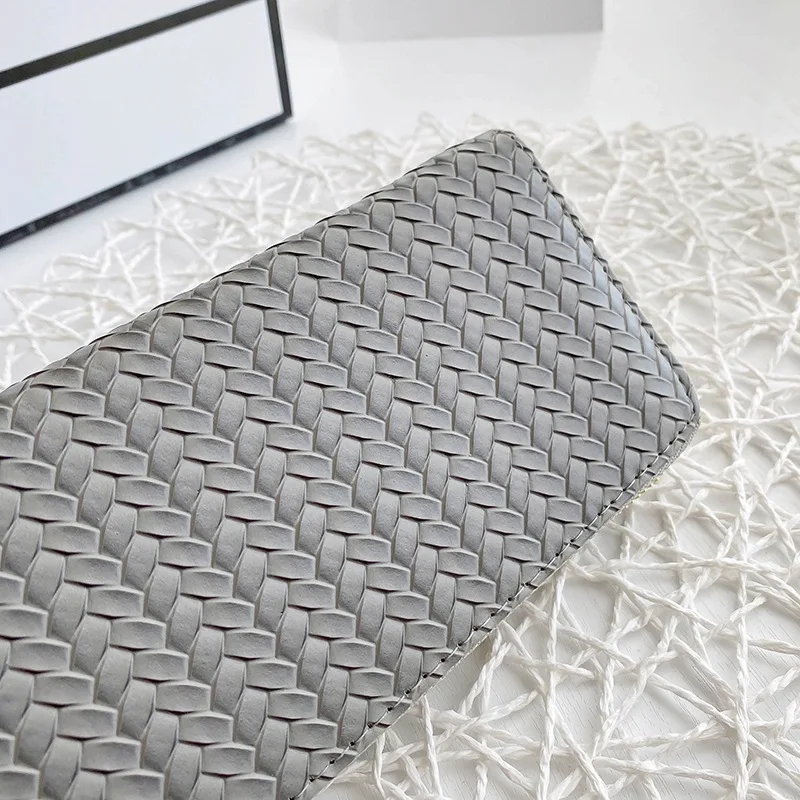 Weave Wallet Wrist Handle Phone Case Long Section Money Pocket Pouch Handbag Women Purse Card Holder Wallet
Weave Wallet Wrist Handle Phone Case Long Section Money Pocket Pouch Handbag Women Purse Card Holder Wallet