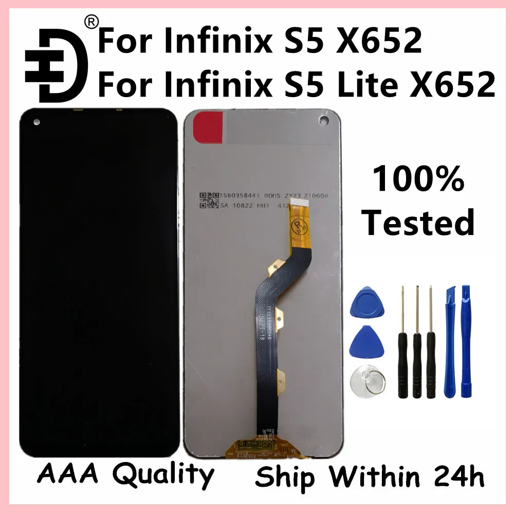 6.6" For Infinix S5 X652 LCD Display Screen Touch Panel Digitizer Replacement For Infinix S5 Lite X652B X652C LCD S5Lite Display
6.6" For Infinix S5 X652 LCD Display Screen Touch Panel Digitizer Replacement For Infinix S5 Lite X652B X652C LCD S5Lite Display