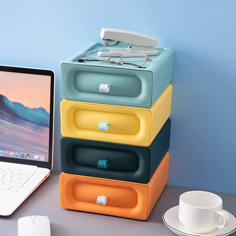 Bedroom boutique color desktop storage box, plastic drawer type handle, layered debris storage, cosmetic organizer, save space
Bedroom boutique color desktop storage box, plastic drawer type handle, layered debris storage, cosmetic organizer, save space