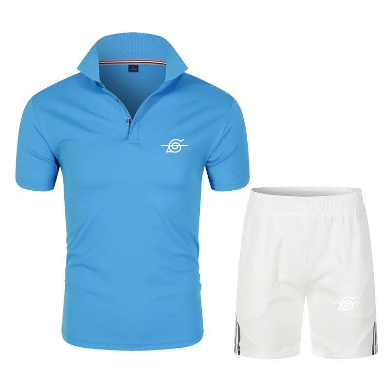 2021 New Loose Solid Color Short Sleeved POLO Shirt Summer Trend Handsome Matchable Five-cent Shorts Two-piece Sportsuit Style
2021 New Loose Solid Color Short Sleeved POLO Shirt Summer Trend Handsome Matchable Five-cent Shorts Two-piece Sportsuit Style