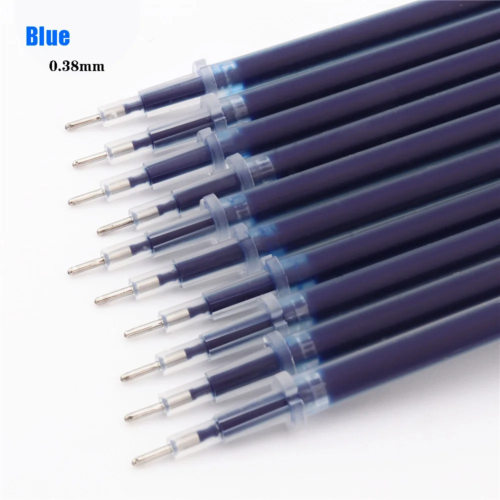 100pcs Replaceable Gel Pen Refill Office Signature Rods 0.38/0.5mm Red Blue Black Ink Office School Stationery Writing Supplies
100pcs Replaceable Gel Pen Refill Office Signature Rods 0.38/0.5mm Red Blue Black Ink Office School Stationery Writing Supplies