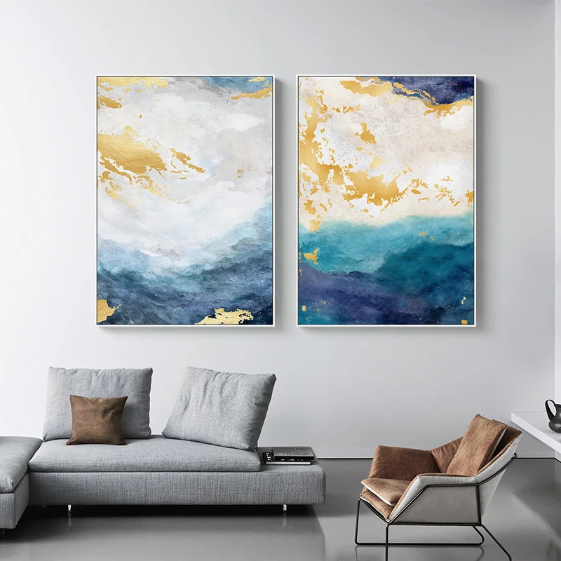 Scandinavian Abstract Wall Art Print Modern Seascape Gold foil Canvas Painting Wall Poster Nordic Living Room Decoration Picture
Scandinavian Abstract Wall Art Print Modern Seascape Gold foil Canvas Painting Wall Poster Nordic Living Room Decoration Picture