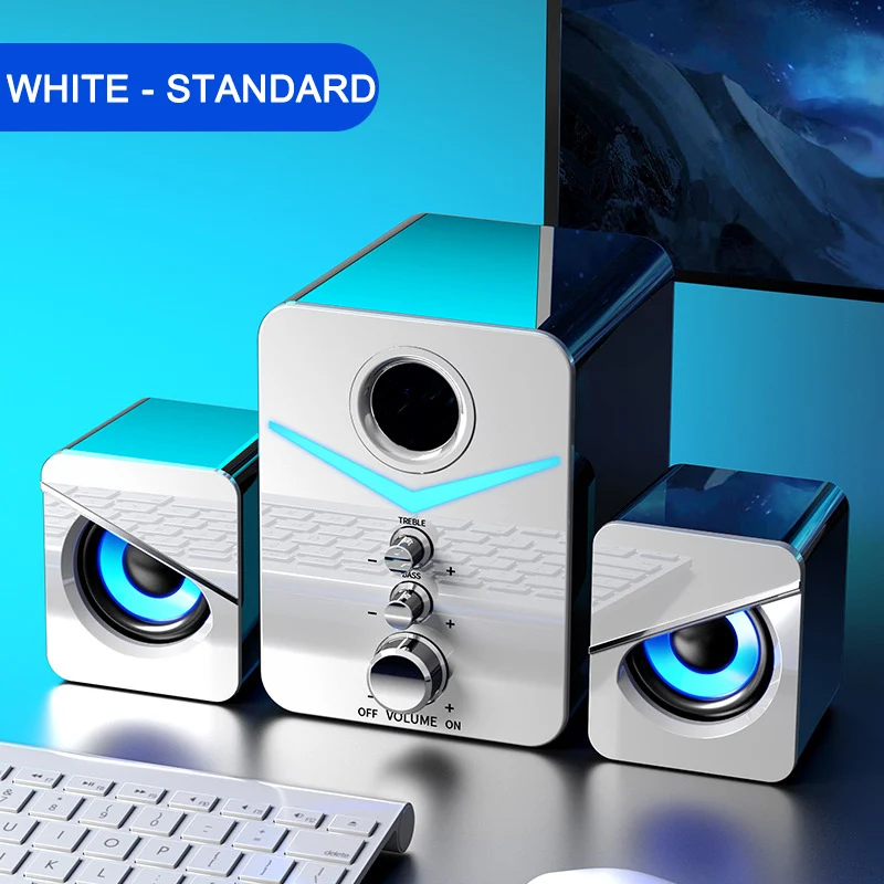 3pcs Home Theater System PC Bass Subwoofer Bluetooth Speaker Computer Speakers Music Boombox Desktop Laptop Altavoces TV
3pcs Home Theater System PC Bass Subwoofer Bluetooth Speaker Computer Speakers Music Boombox Desktop Laptop Altavoces TV