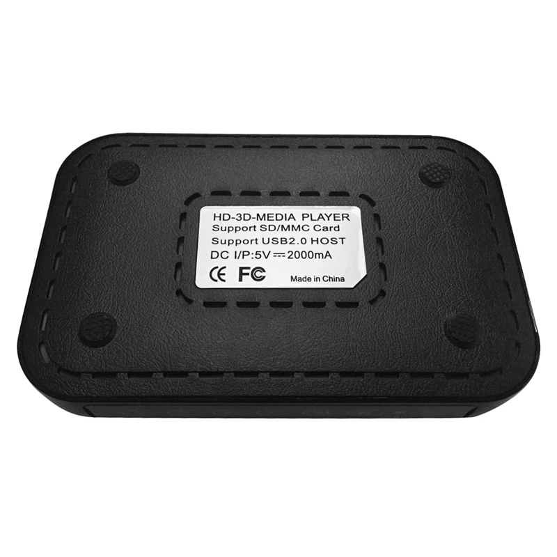 1080P H6W Portable Mini Full HD Media Center Multimedia Player Supports USB Host(US Plug)
1080P H6W Portable Mini Full HD Media Center Multimedia Player Supports USB Host(US Plug)