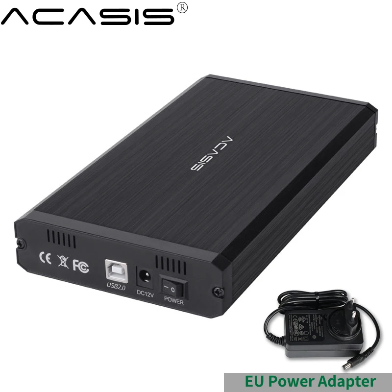 

Acasis HDD Case USB 2.0 IDE TO SATA 3.5 2.5 Adapter External Hard Drive Enclosure SSD Disk HDD Box Case HD